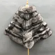 High quality women's luxury fox fur cloak loose genuine fox coatColor: